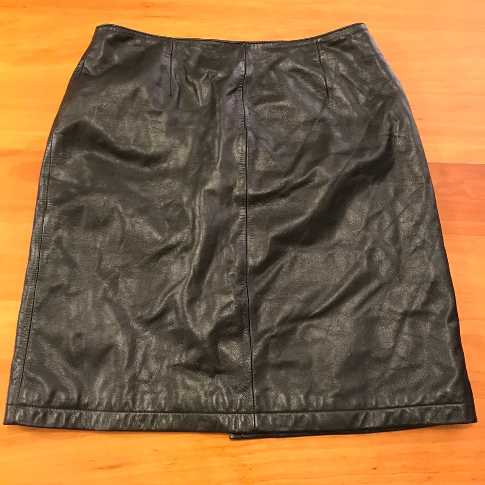 Maxima Leather Skirt